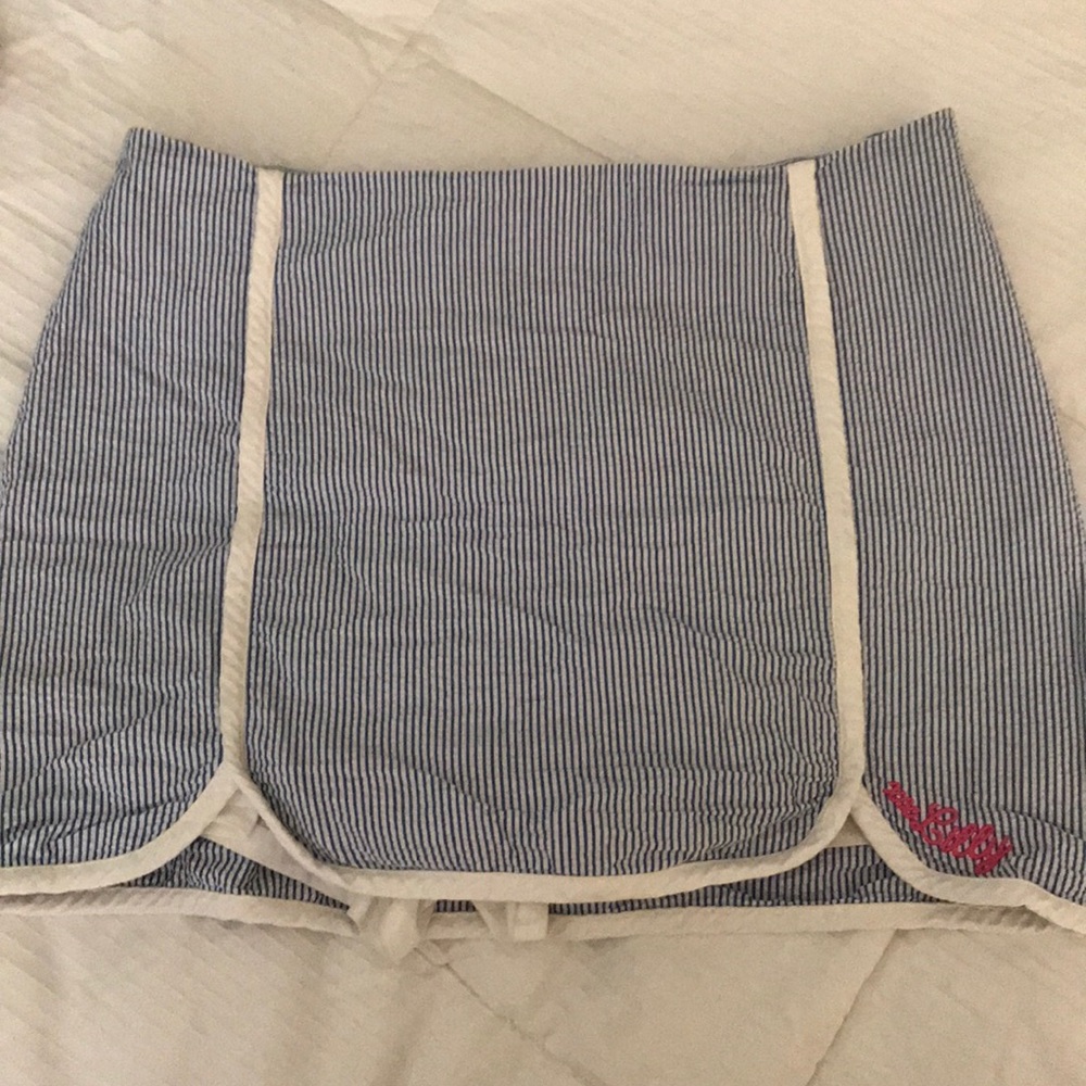 Lilly Pulitzer Seersucker Skort
